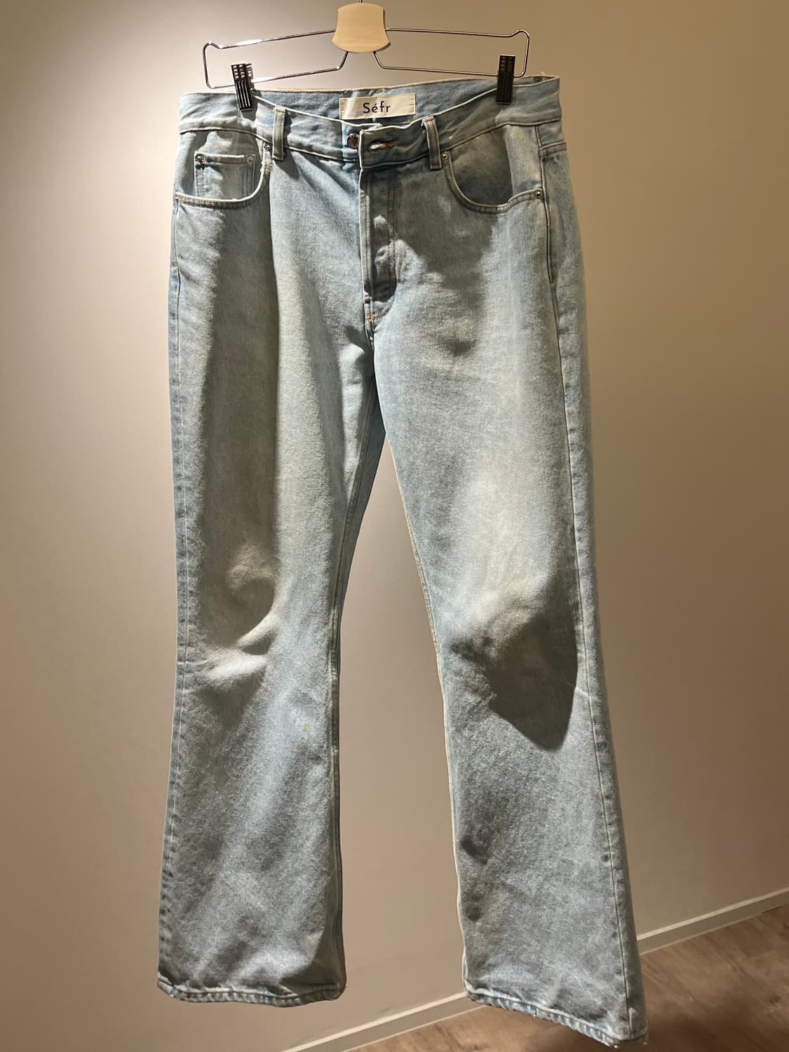 Sefr 데님 Rider Cut Jeans in Mid Blue [32] 상품이미지9