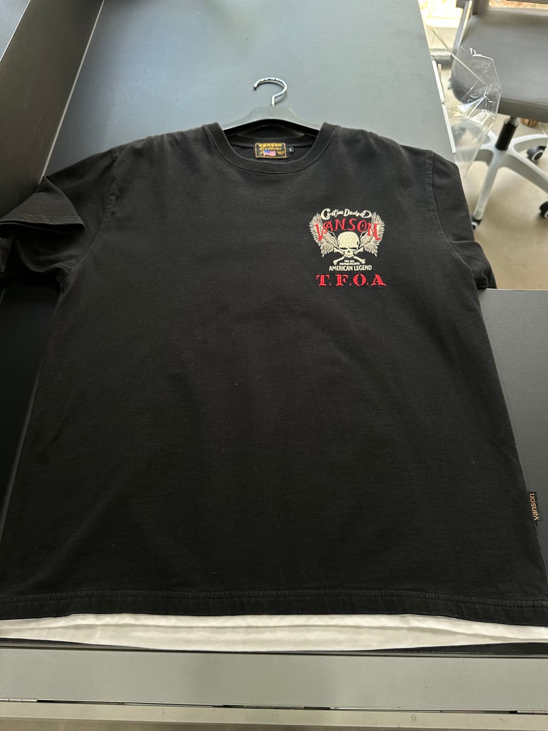 벤슨 x T.F.O.A 스컬 윙 레이어드 반팔티 상품이미지5