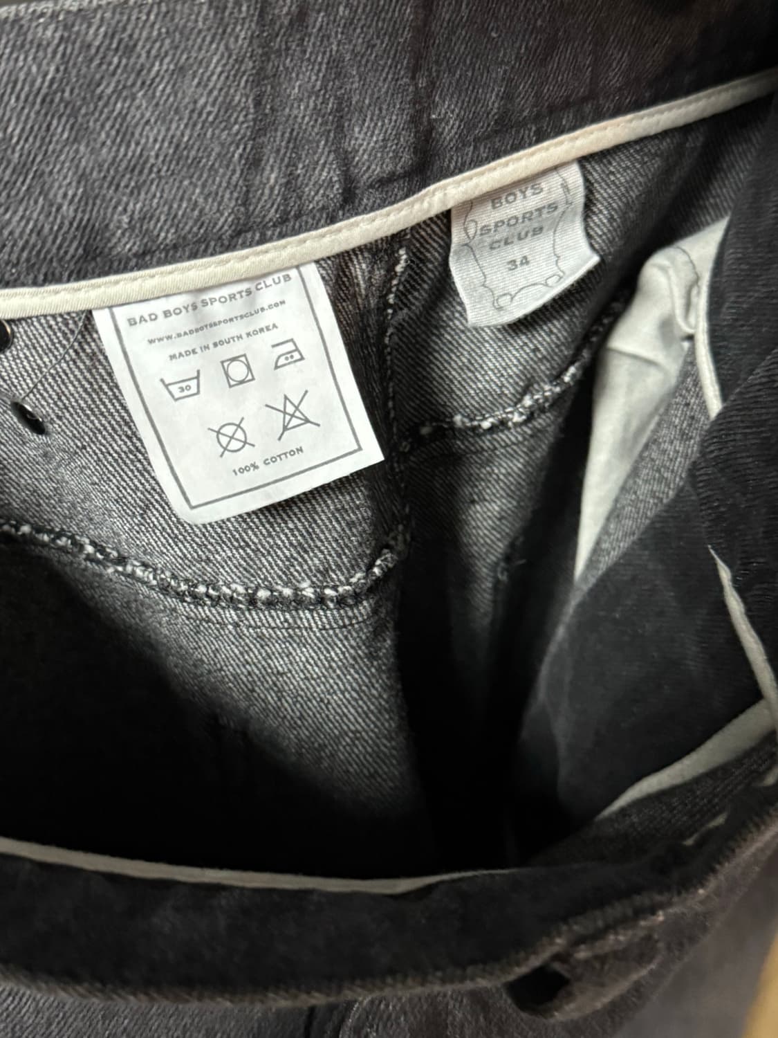 배드 보이즈 스포츠 클럽 스톤 워싱 데님 상품이미지4