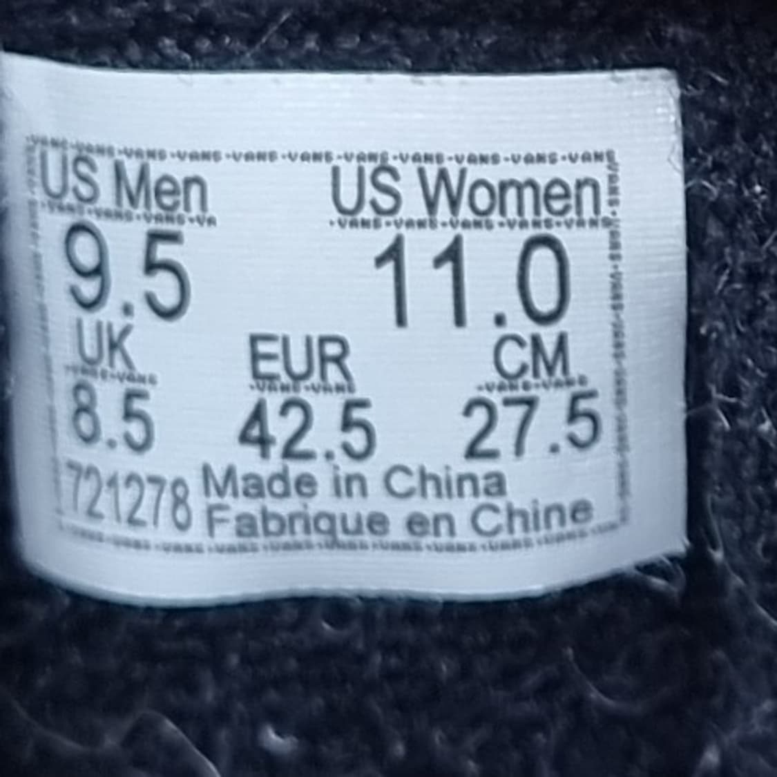 반스 스타일36 데콘 스니커즈275 상품이미지6