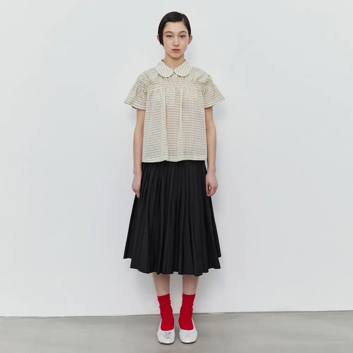 버뮬라 플리츠 스커트 상품이미지2