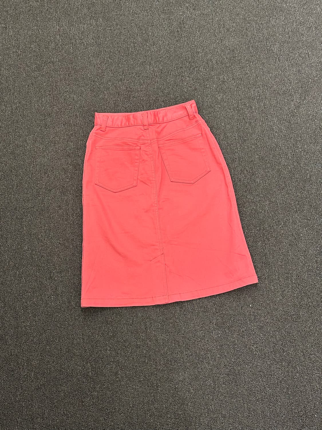 57)Uniqlo vintage 핑크 데님 미디 스커트 상품이미지4