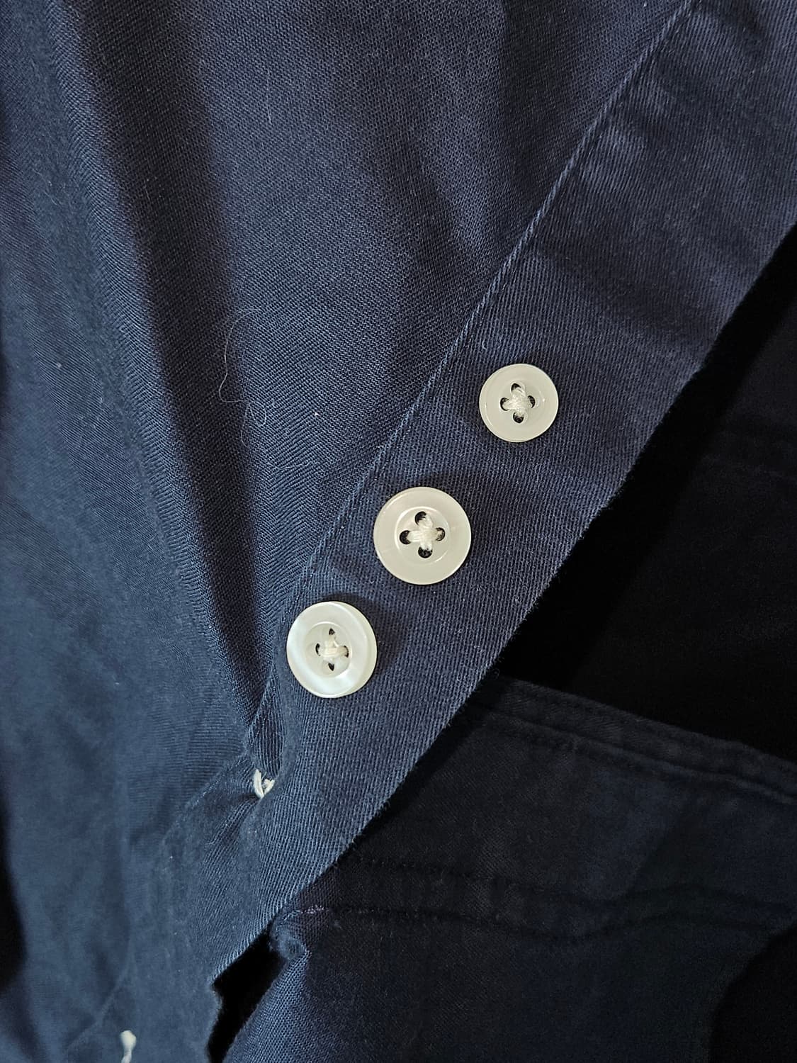 칼하트 오리지널 워크웨어 코튼 반팔셔츠 네이비 솔리드 미국판 XL 상품이미지5