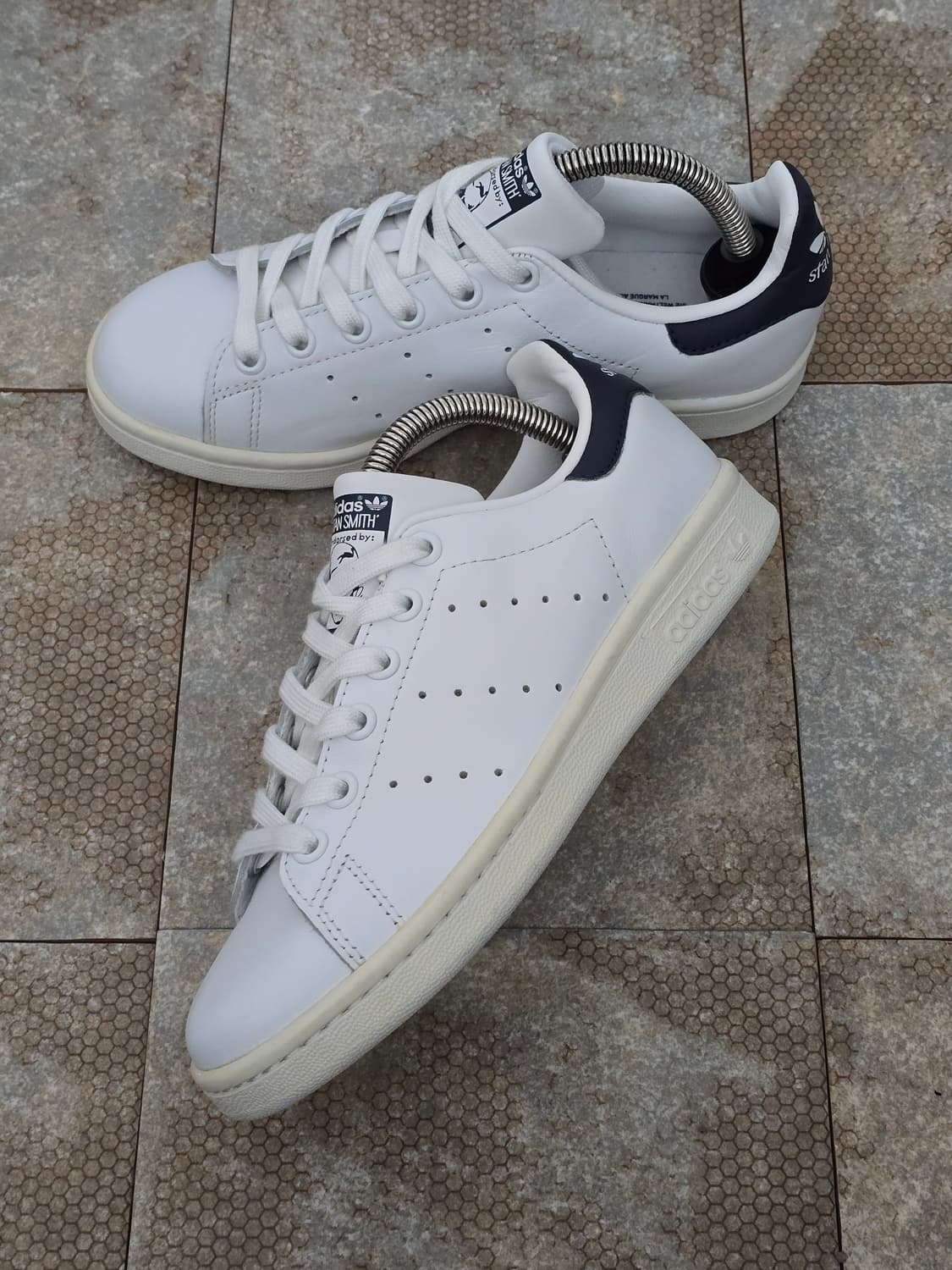 (220)아디다스 스탠스미스 화이트 네이비 상품이미지3