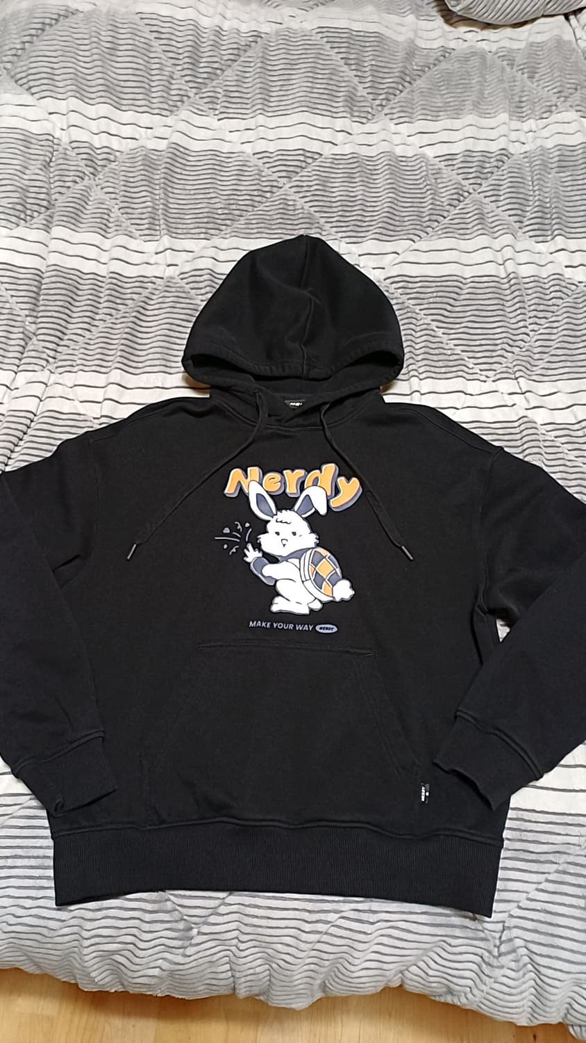 널디 오버핏후드 M 여성66 가슴56 기장63 상품이미지1