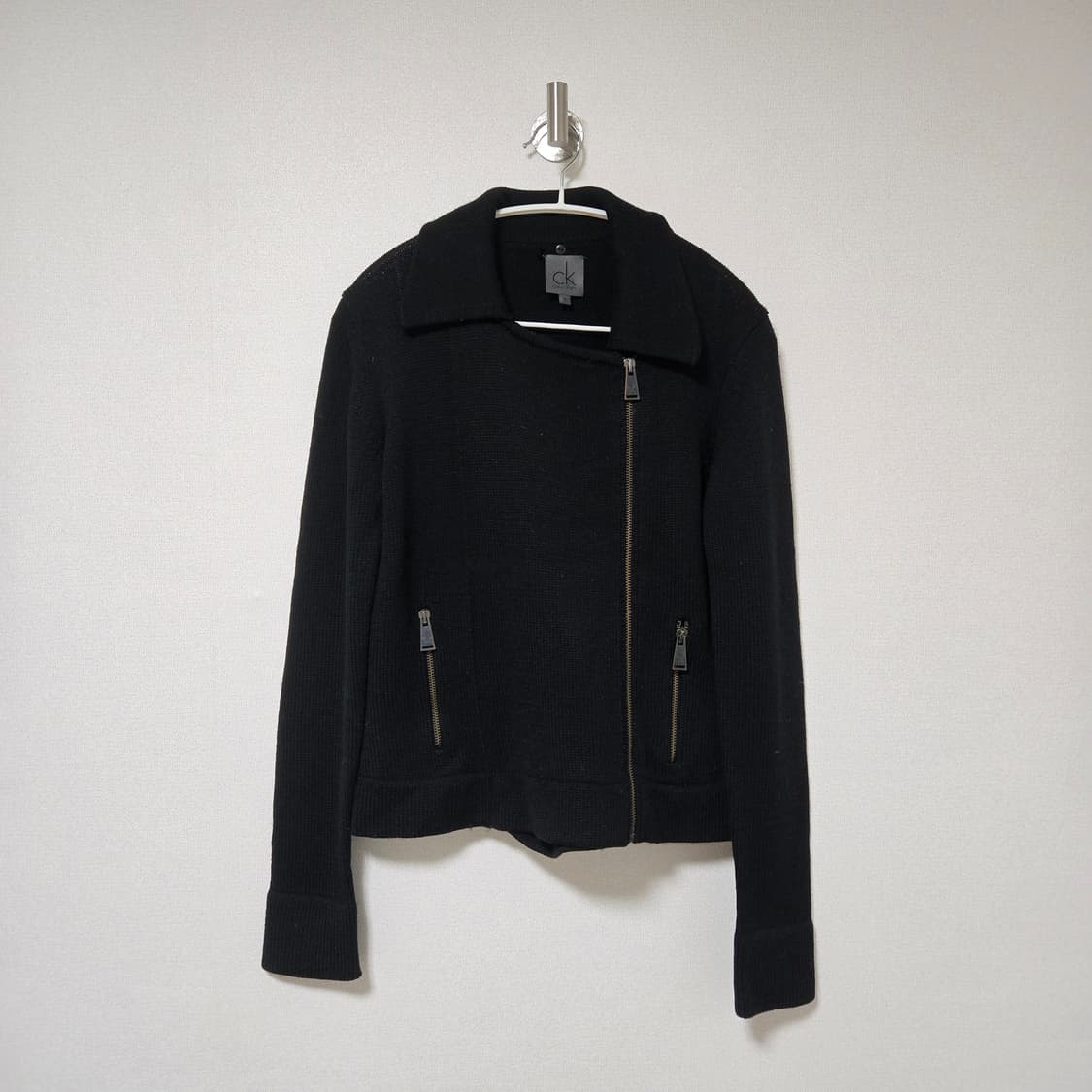 캘빈클라인 y2k 울 니트 집업 / 여성 가디건 / 여자 가디건 상품이미지1