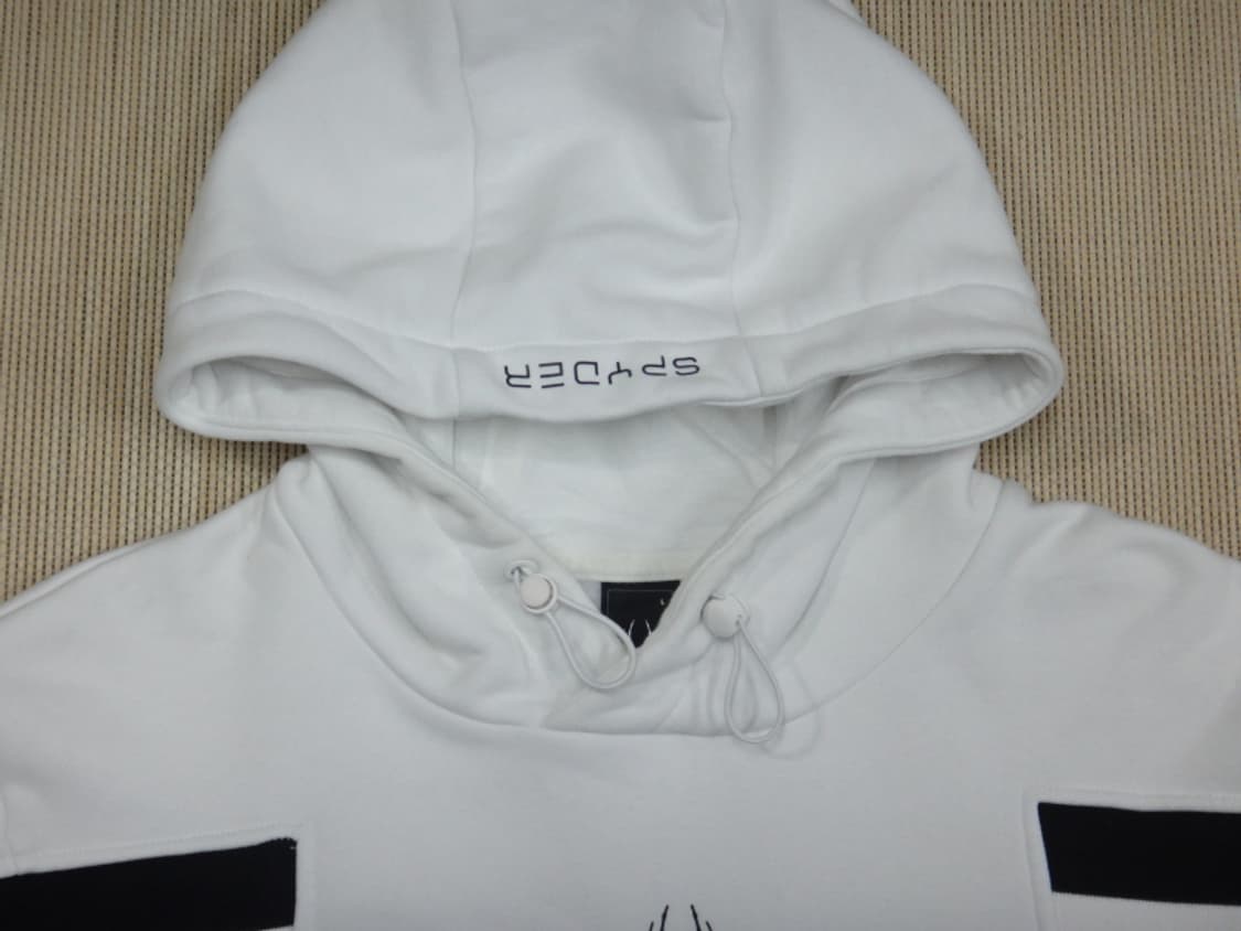 (100) SPYDER 스파이더 남성 라인 기모 후드티 상품이미지5