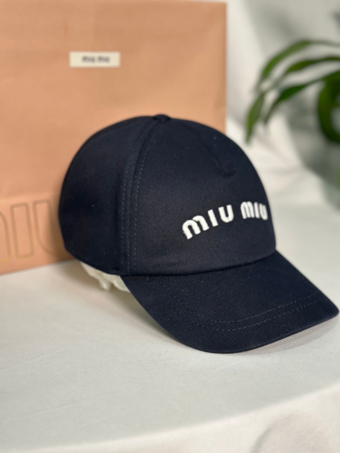 미우미우 드릴베이스볼 볼캡 L 상품이미지3