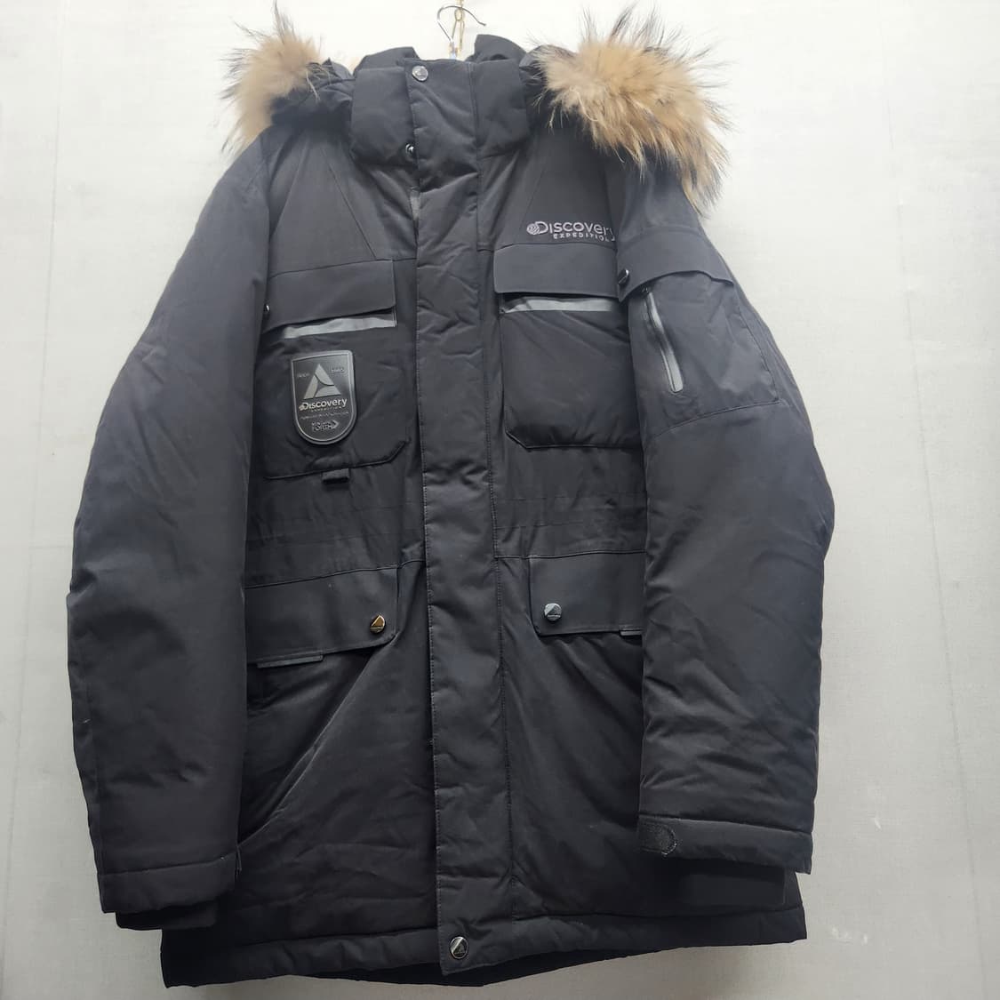 디스커버리 익스페디션 너구리털 구스다운 패딩 100(XL) 상품이미지1