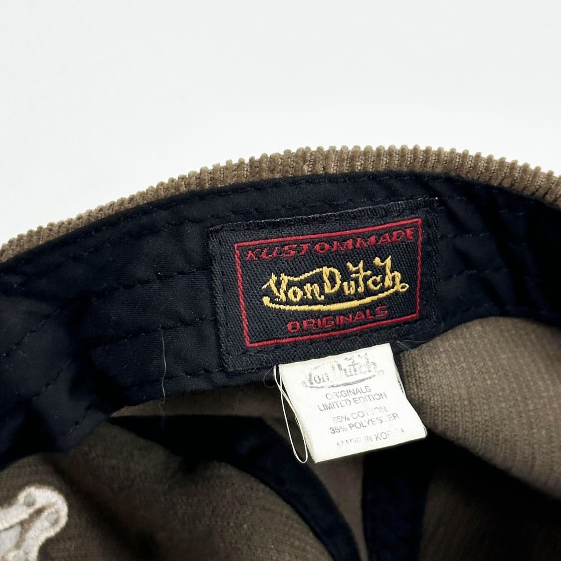 본더치 레트로 코듀로이 볼캡 모자 상품이미지5