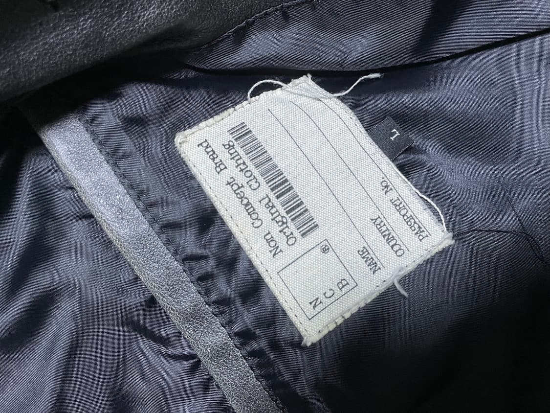 [M~L] NCB 레더 블레이저 상품이미지3