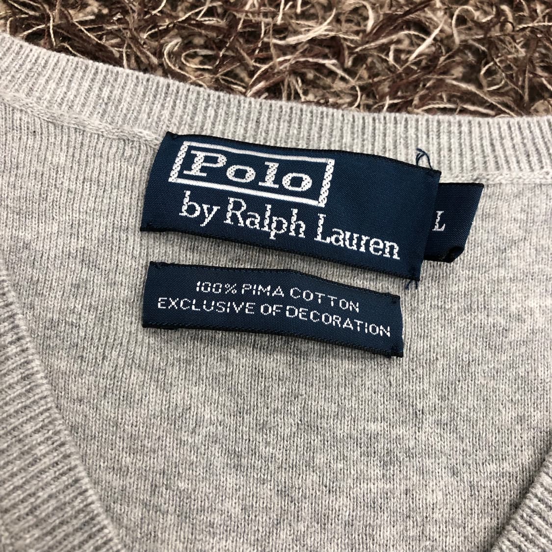 폴로 랄프로렌 코튼 니트 조끼 베스트 상품이미지3