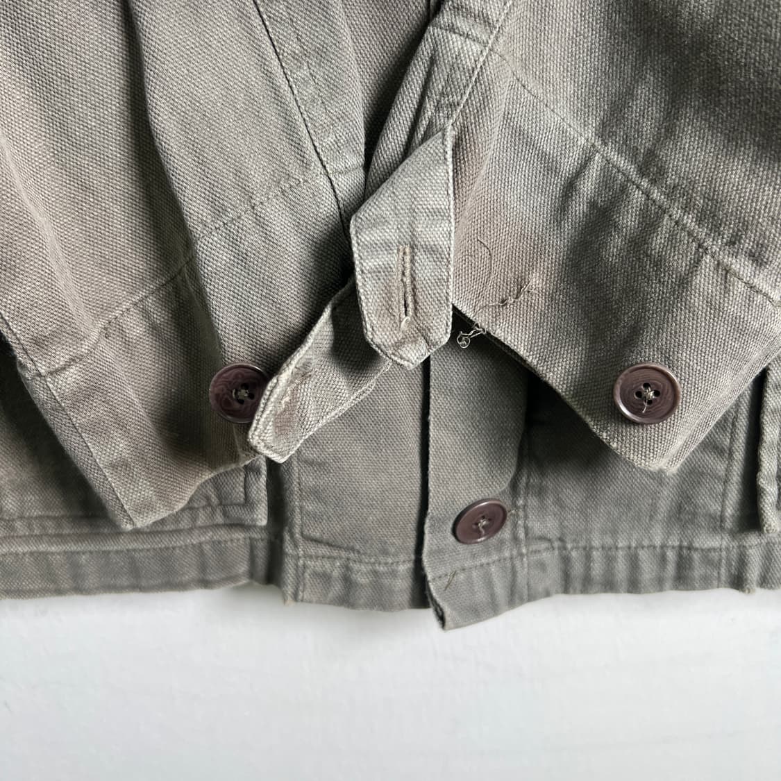 VTG 빈티지 차이나 카라 워크 자켓 M 상품이미지7