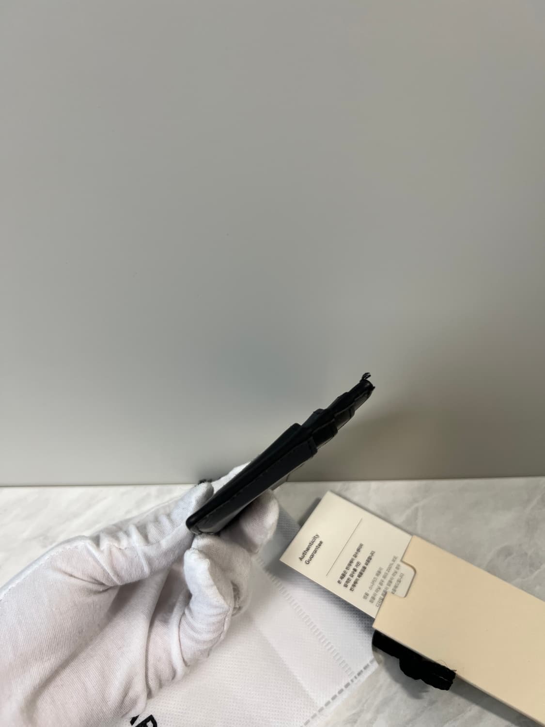 디올 시그니처 카드지갑 딥그레이 상품이미지4