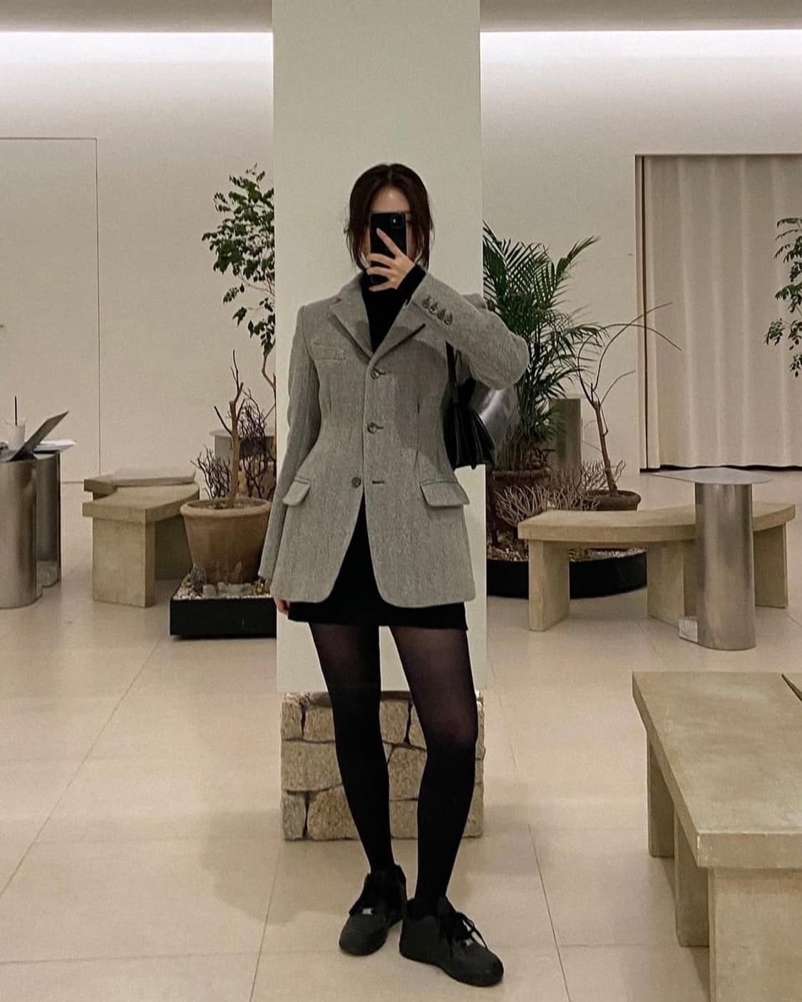 앤유 해링본 울자켓 판매 (새상품) 상품이미지1