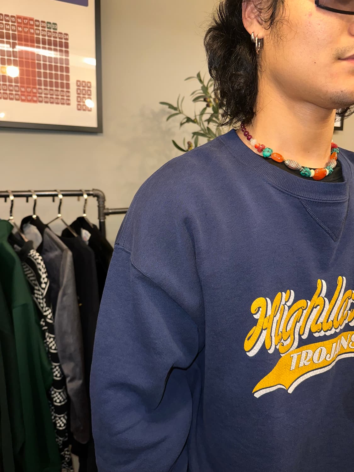 90’s Russell Athletic trojans logo sweat 상품이미지4
