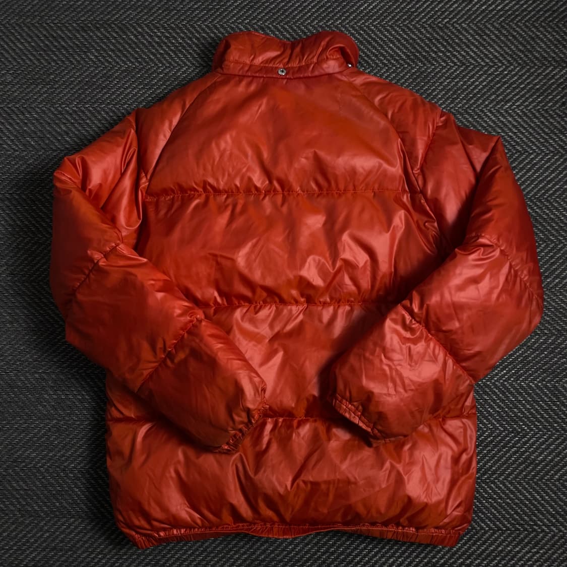 00s 아디다스 트레포일 올드스쿨 유광 패딩 오렌지 o 4000 상품이미지5