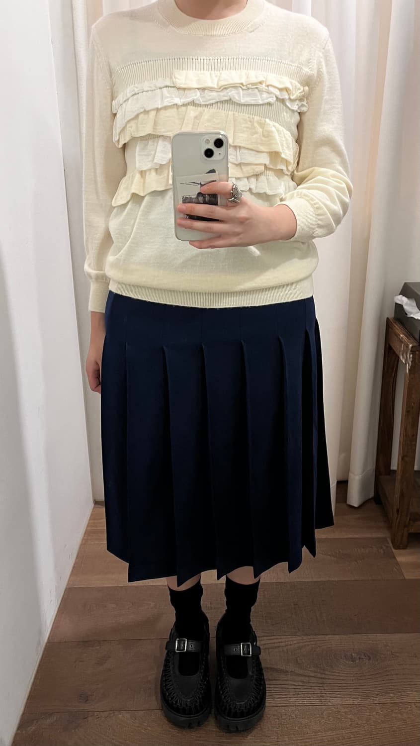 Logo Pleats Skirt 상품이미지7