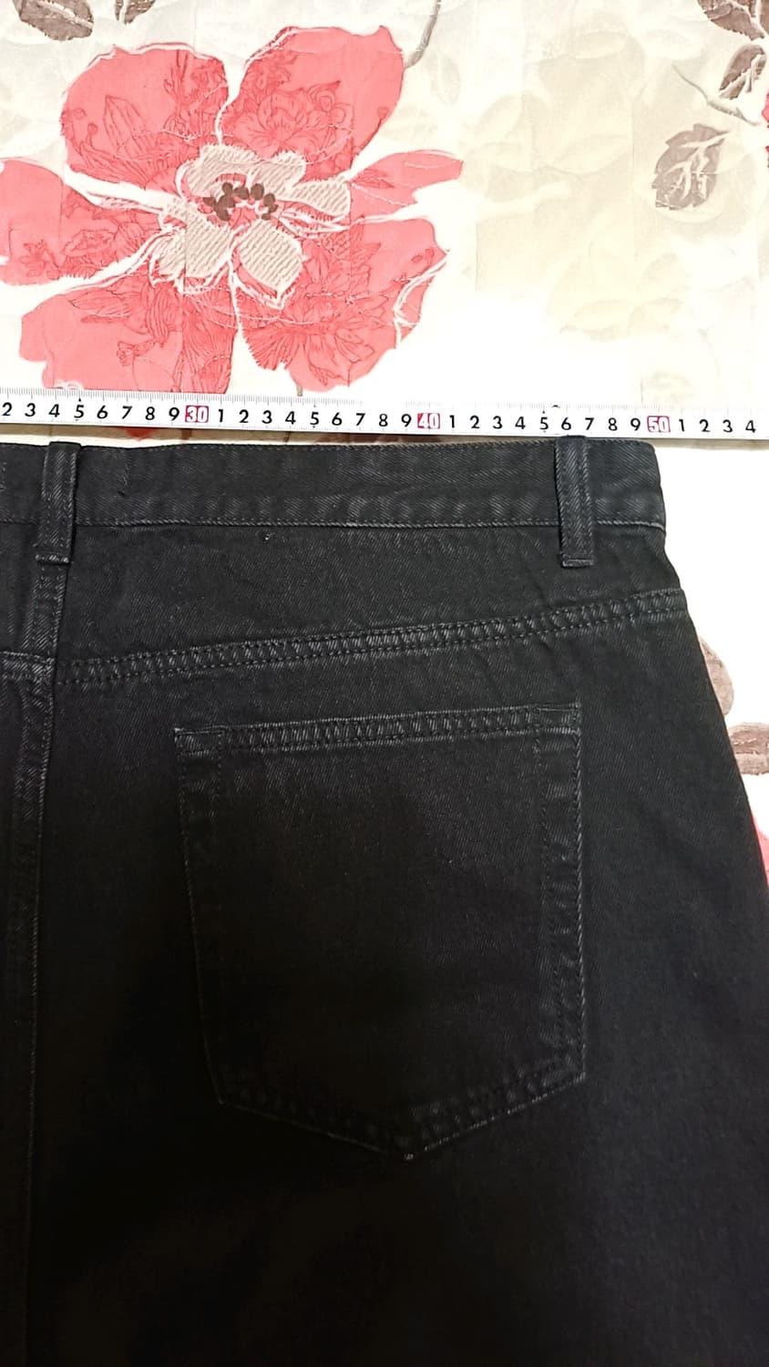 무신사 워시드블랙진 실측39인치 기장108 상품이미지6