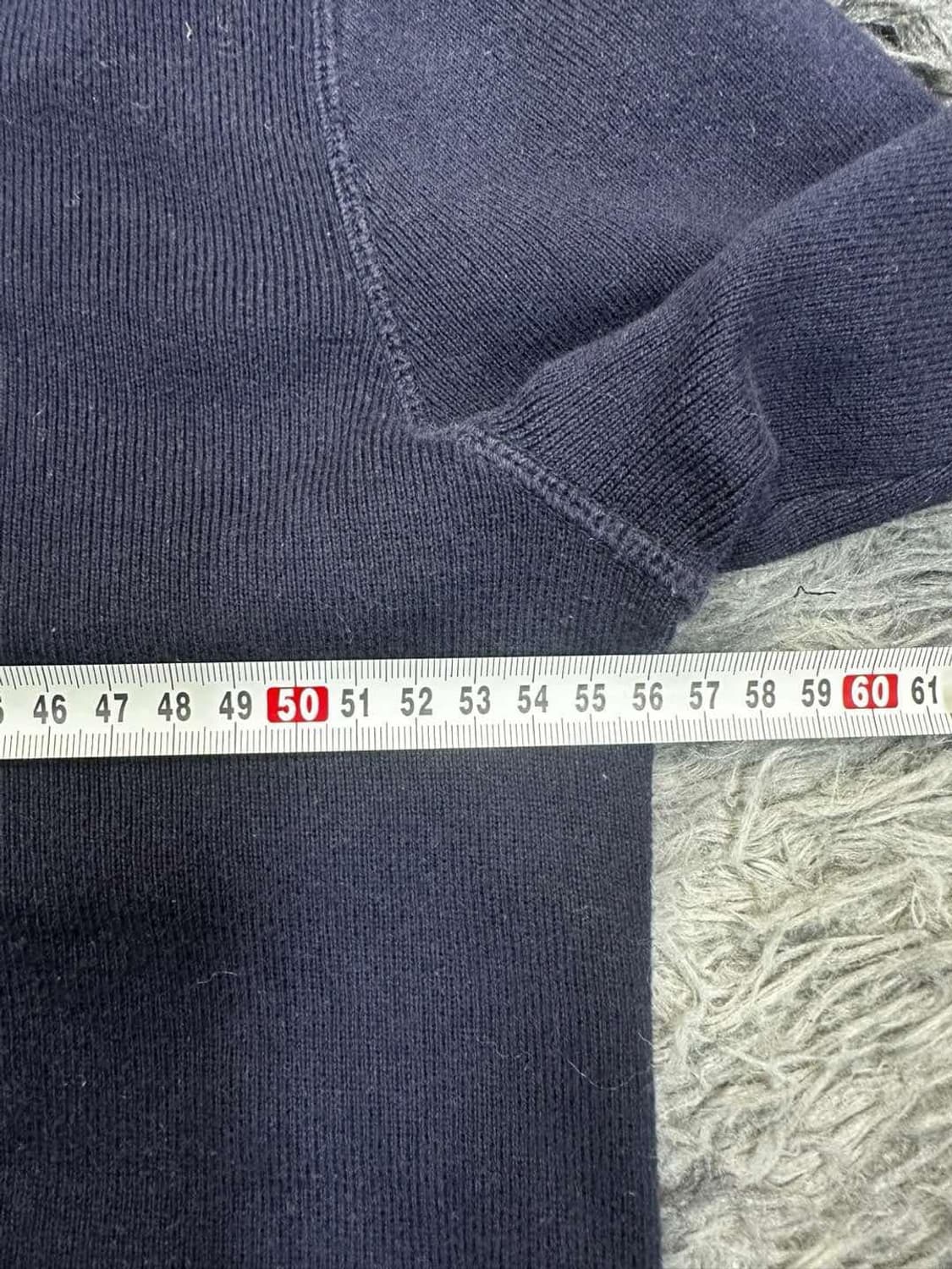 폴로 랄프로렌 네이비 코튼 니트(S) 상품이미지5