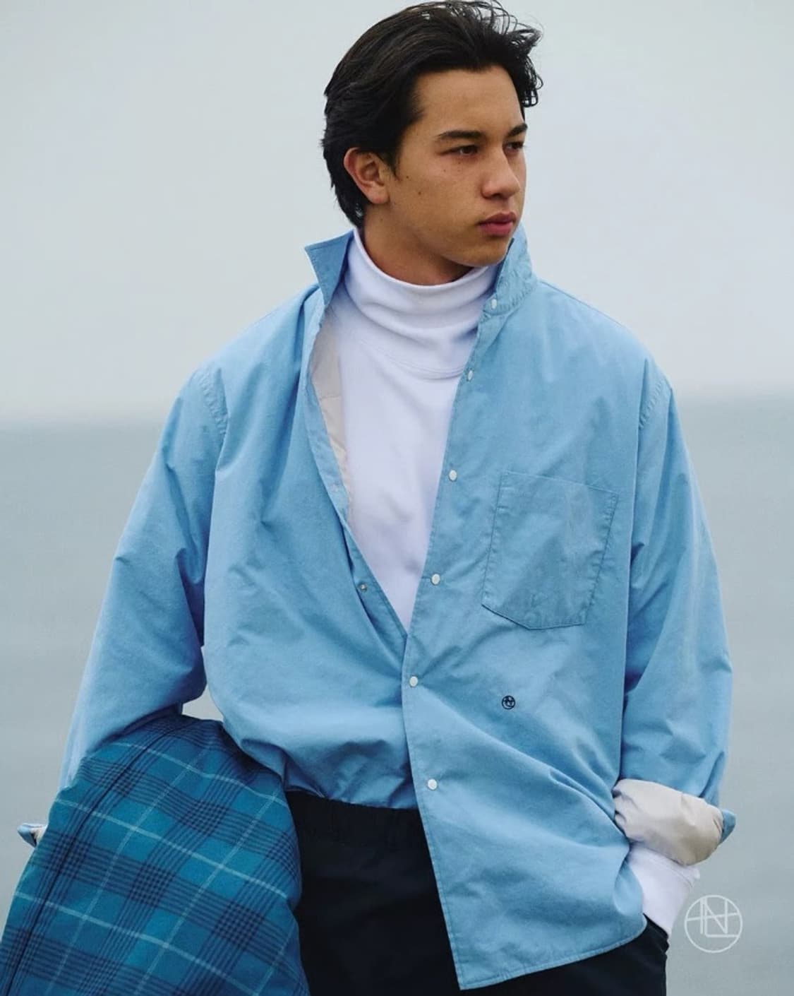 나나미카 23aw 인슐레이션 패디드 셔츠 자켓 다크네이비 XL 상품이미지6