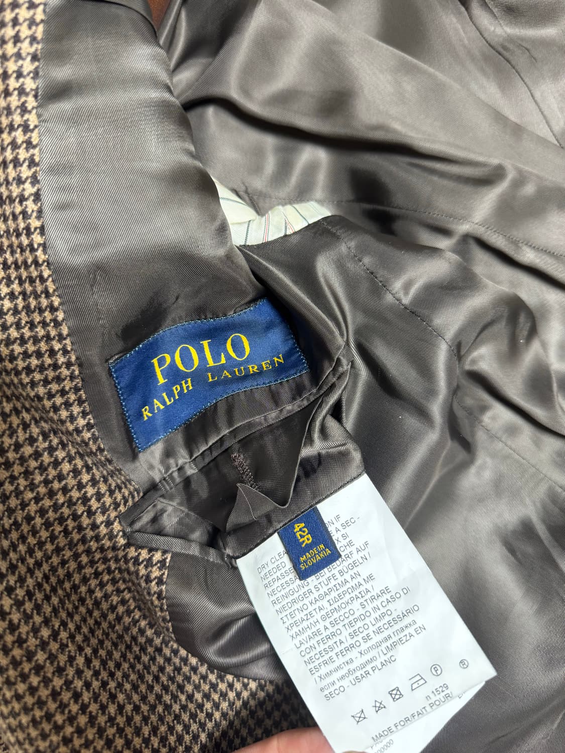 폴로 랄프로렌 브라운 하운드투스 스포츠코트 블레이저 42R 상품이미지5