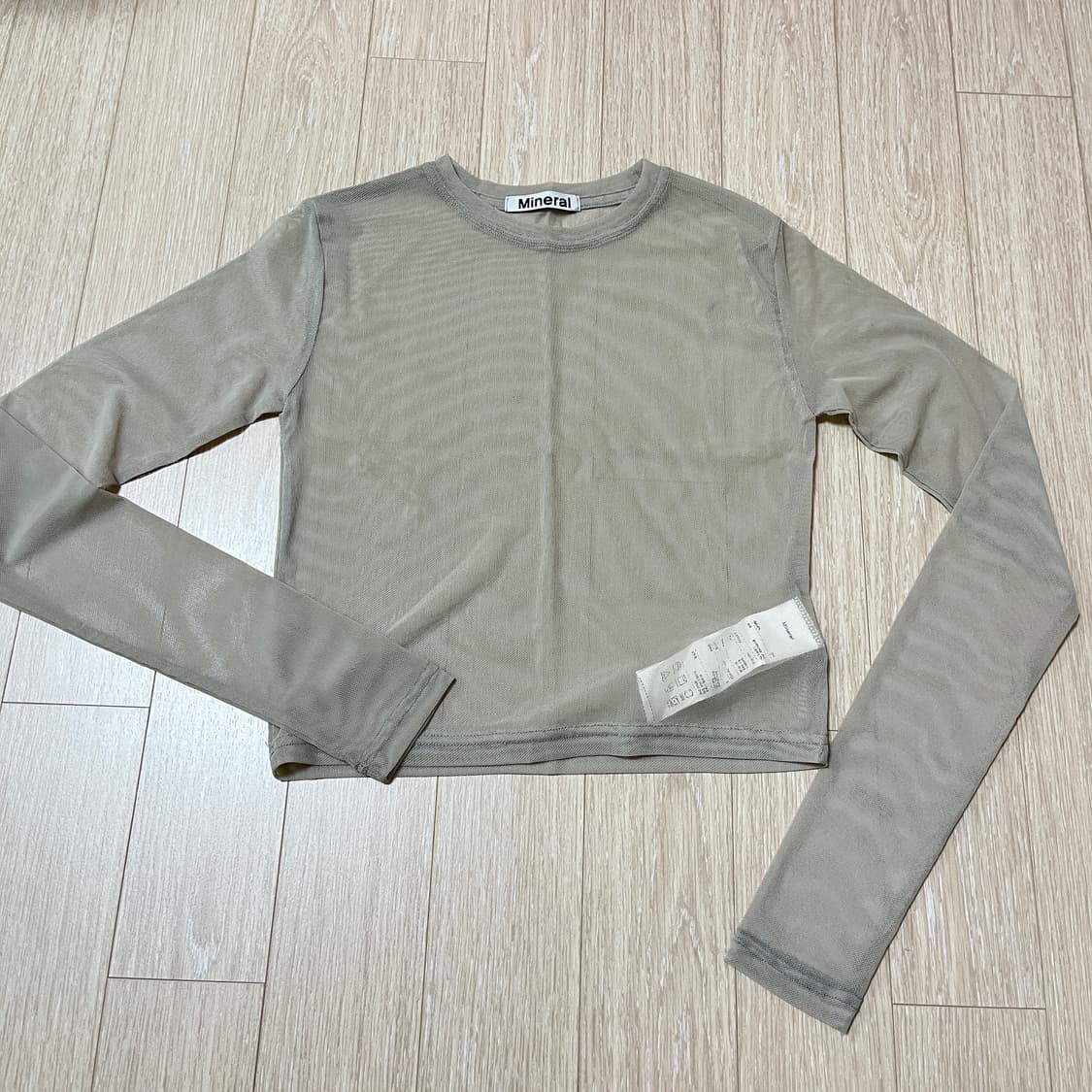 [새상품] Mineral 미네랄 스튜디오 메쉬 롱슬리브 상품이미지6