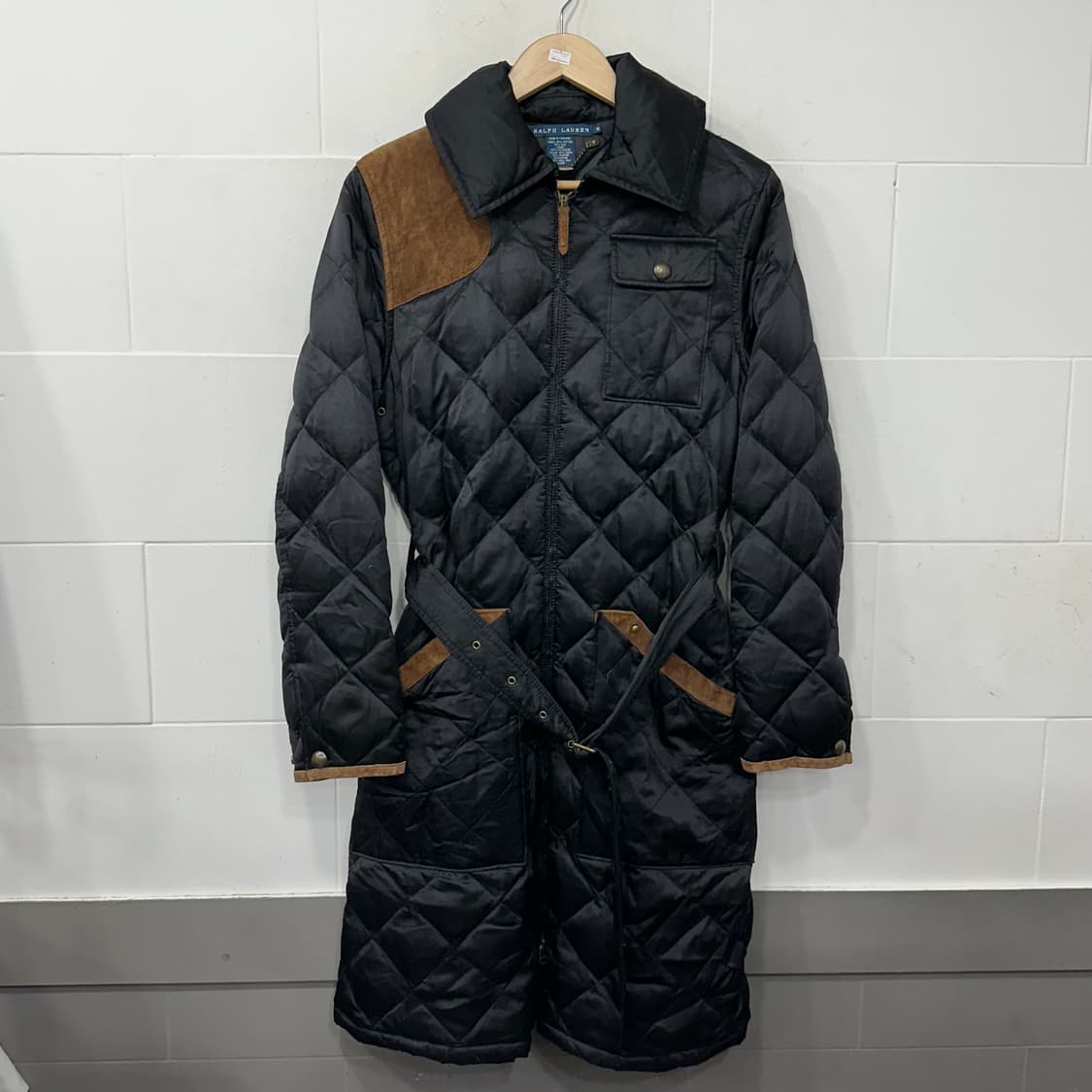 폴로 랄포르렌 롱 퀄팅 자켓 상품이미지1