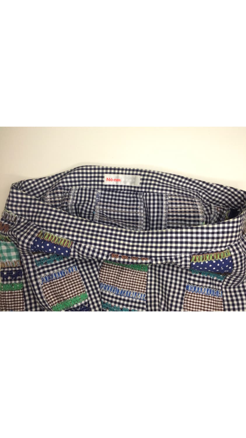 Ne-net 네넷냐 믹스 패치워크 스커트 상품이미지6