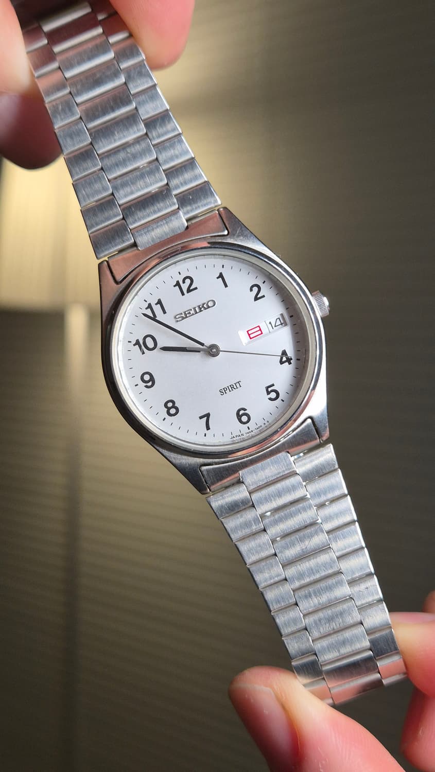 90's Seiko Arabic Index Quartz Daydate 상품이미지1