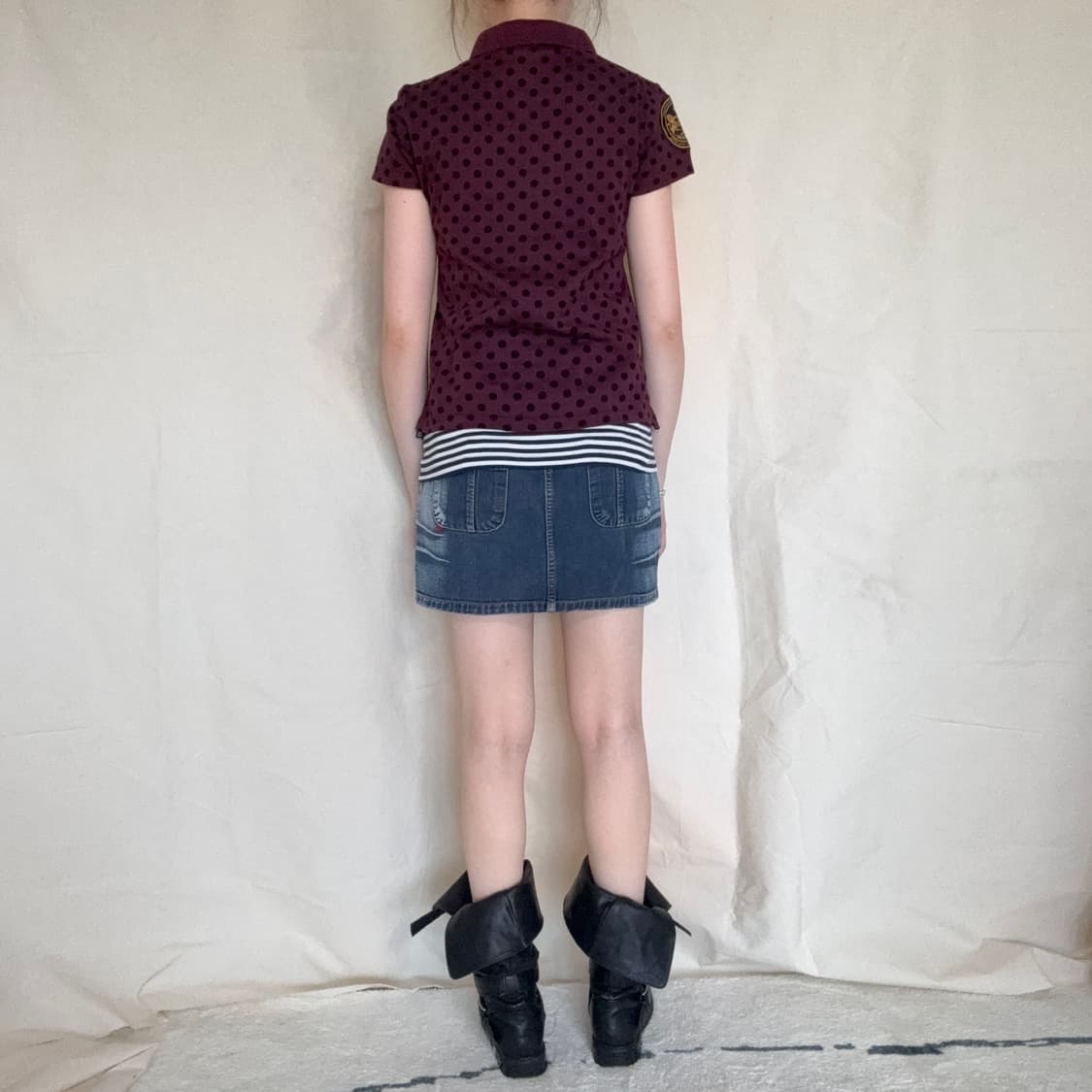 SPORT Polka Dot Short Sleeve Polo Shirt  상품이미지6