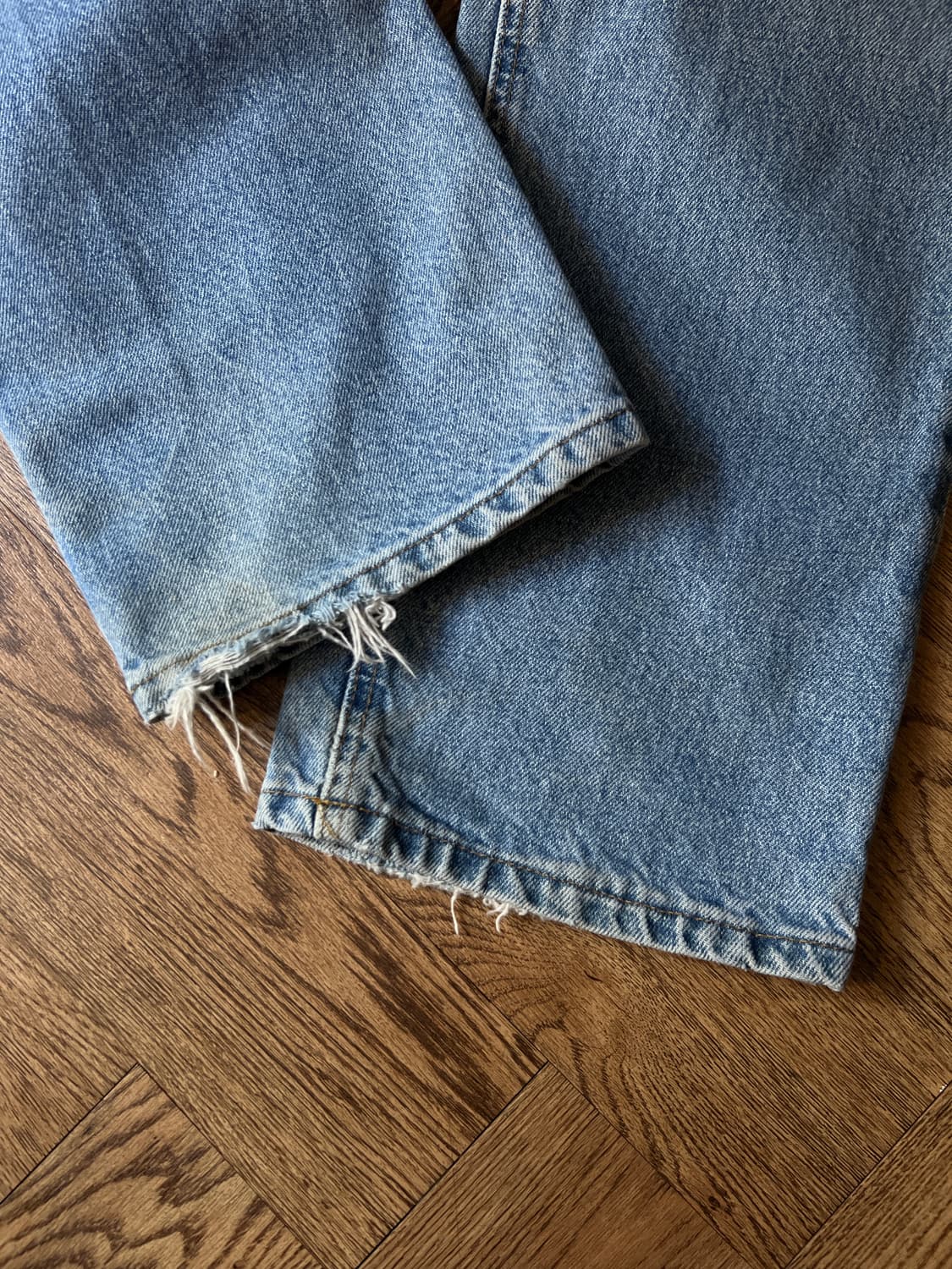 [34]칼하트 USA 빈티지 워싱 워크 데님 팬츠 상품이미지5