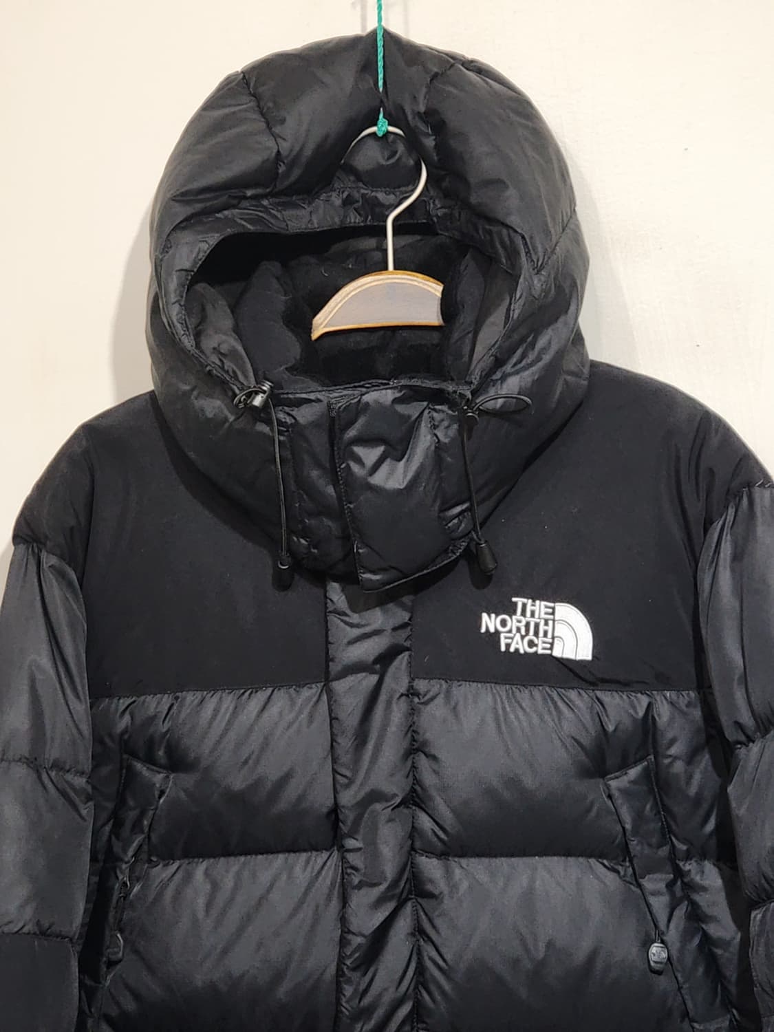 (95) 노스페이스 롱패딩 점퍼 블랙 거위털 구스다운 패딩코트 후드  상품이미지2