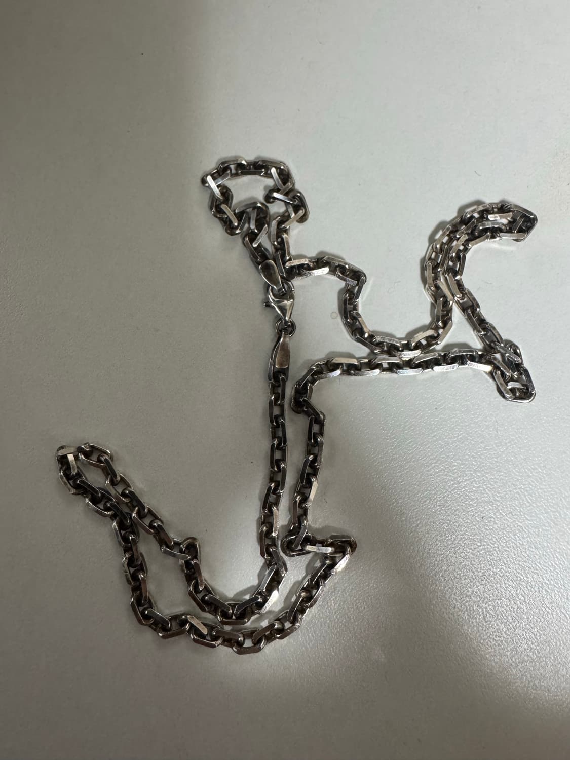 킹크로치 ned 4mm 실버체인 50cm 상품이미지2