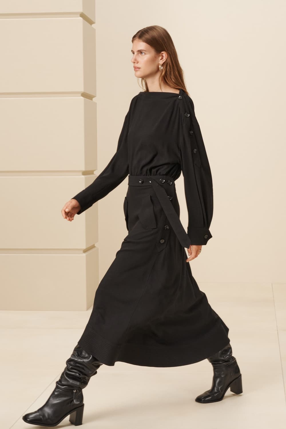 L(KR 77) 자라 SRPLS MLT BTTN DRESS 14 상품이미지2