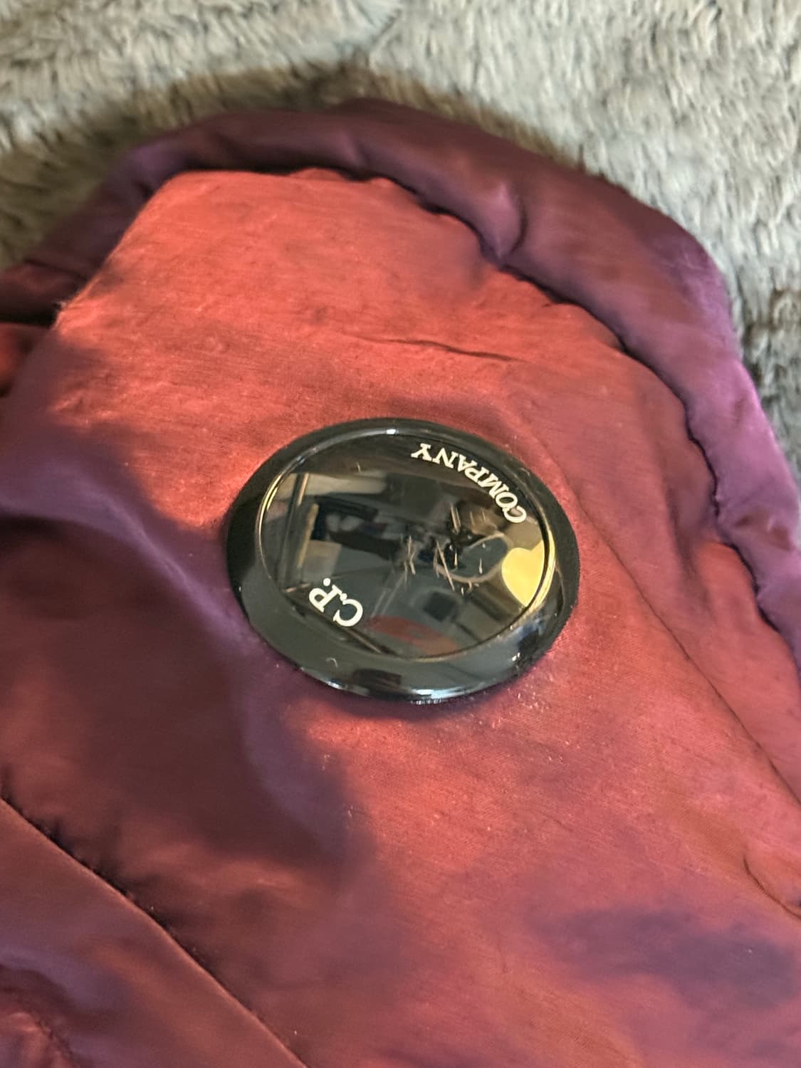 Cp컴퍼니 나일론 B 벨트백 버건디/와인  상품이미지4