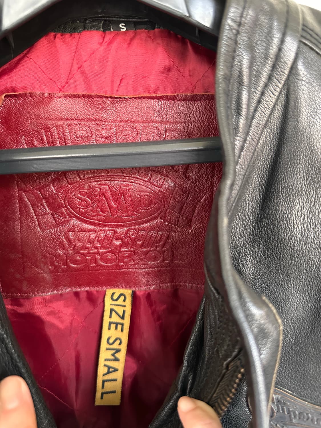 superdry real leather jacket 상품이미지7