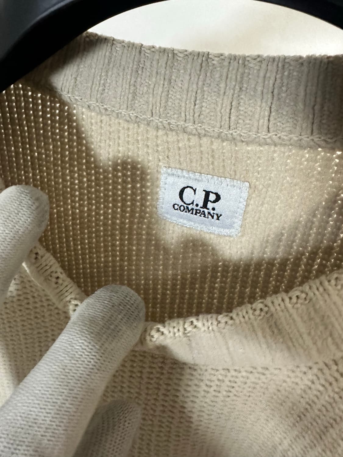 CP컴퍼니 렌즈와펜 아이보리 니트 (46) 상품이미지3