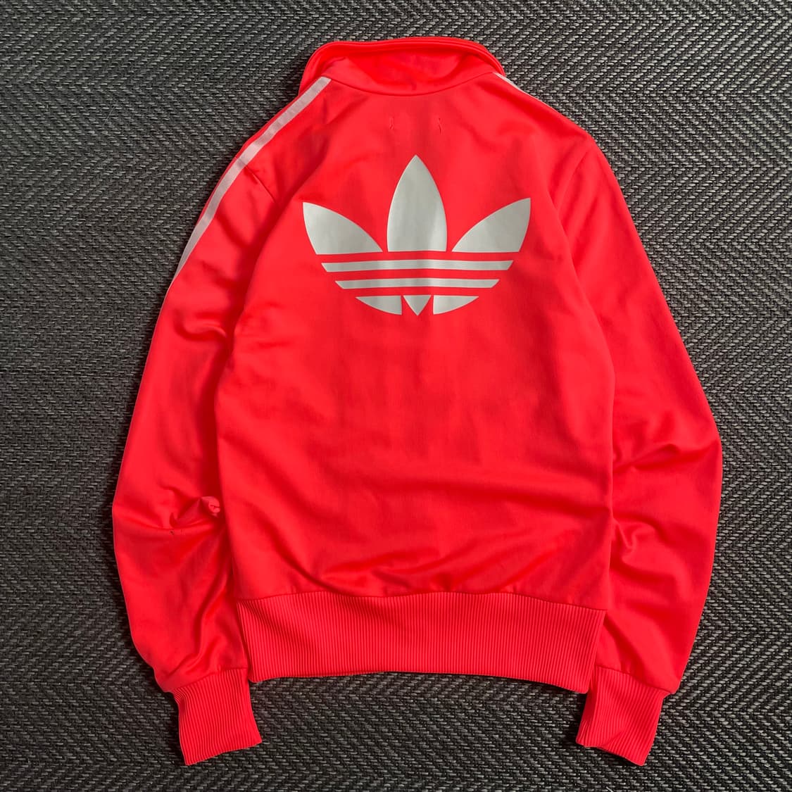 아디다스 우먼스 파이어버드 빅로고 네온 핑크 트랙탑 져지o 5037 상품이미지1