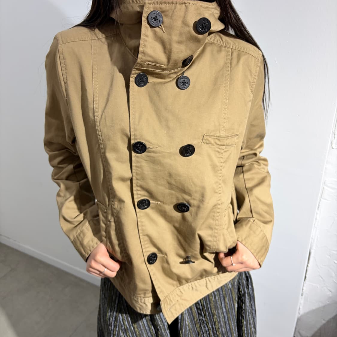 6rageblue 후드 더블 자켓 상품이미지3