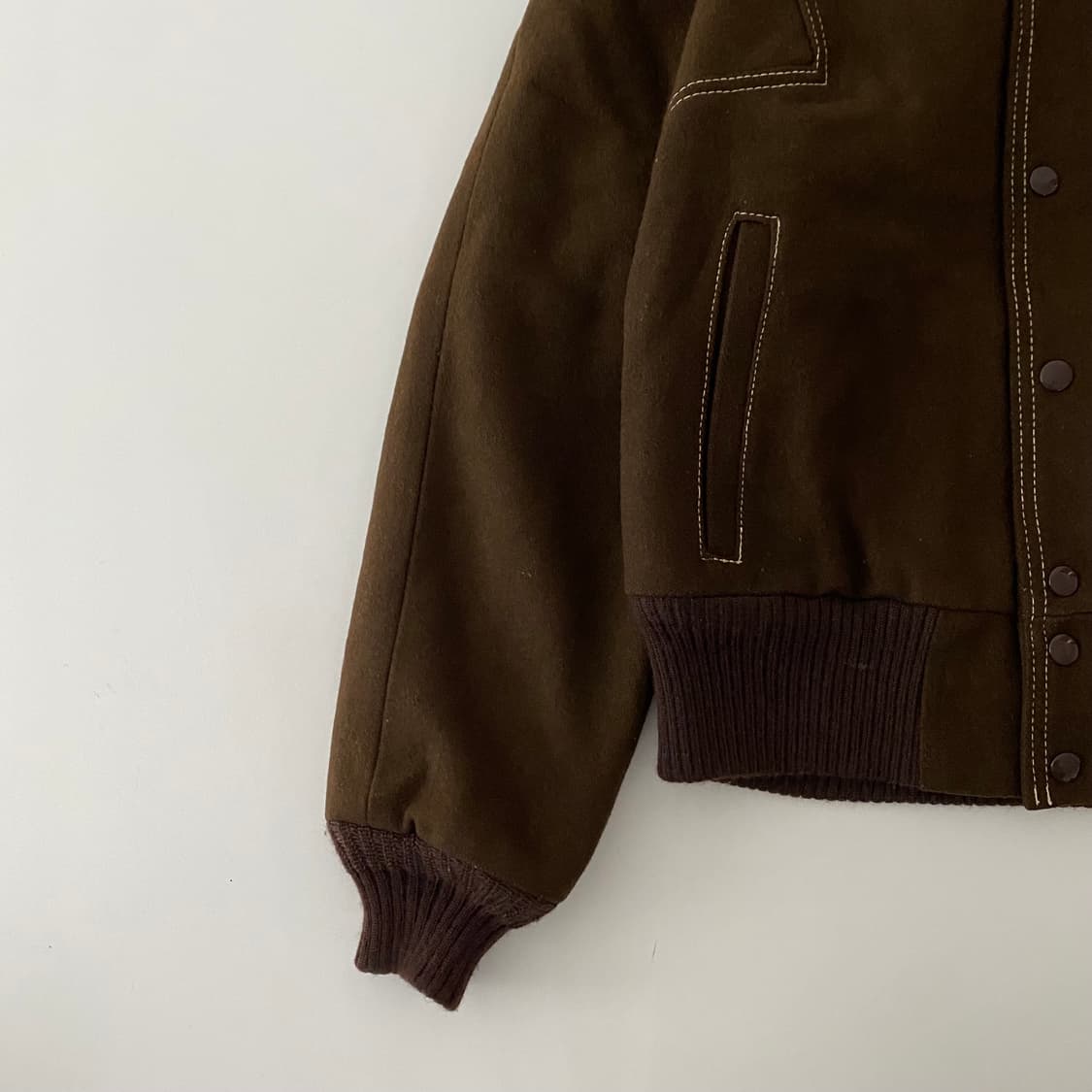 36) 빈티지울점퍼 모직자켓 A1175 상품이미지6