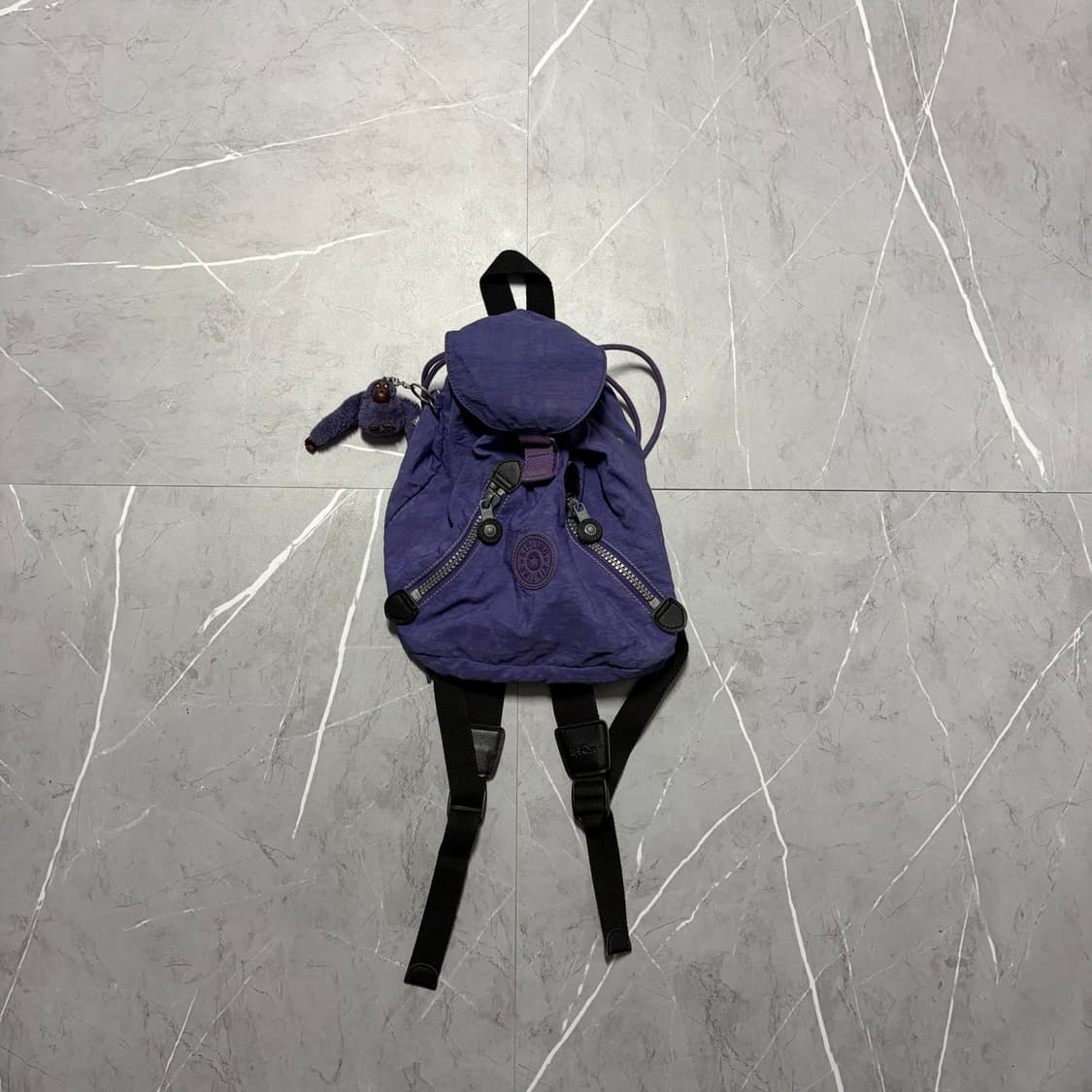 팔로워 특가 키플링 펀더메탈 퍼플 y2k 미니 백팩 복조리 가방 상품이미지2