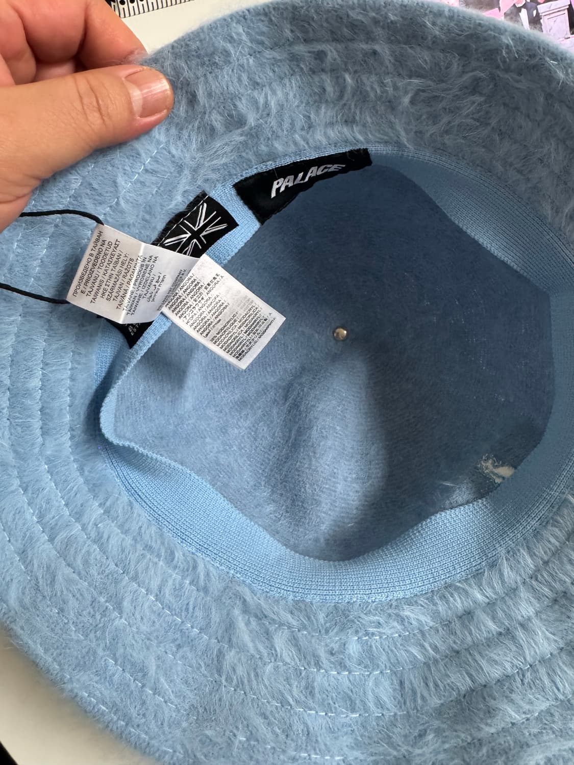 캉골 Palace 앙고라 벙거지 XL 하늘색 상품이미지3