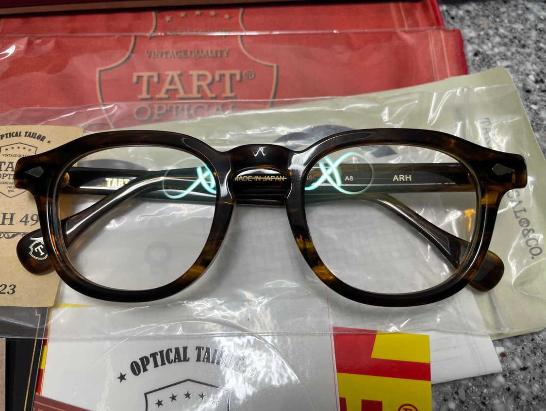 타르트 옵티컬 아넬 헤르티지 49사이즈 A8 새상품 상품이미지1
