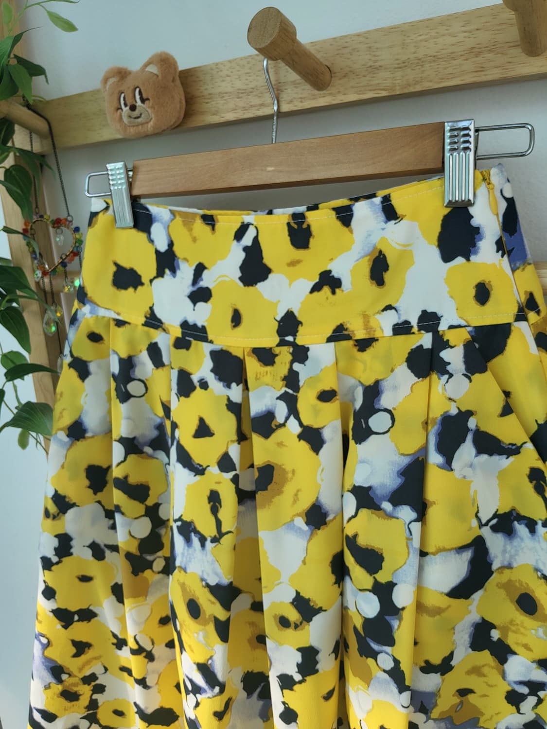 플라워 옐로우 스커트  상품이미지5