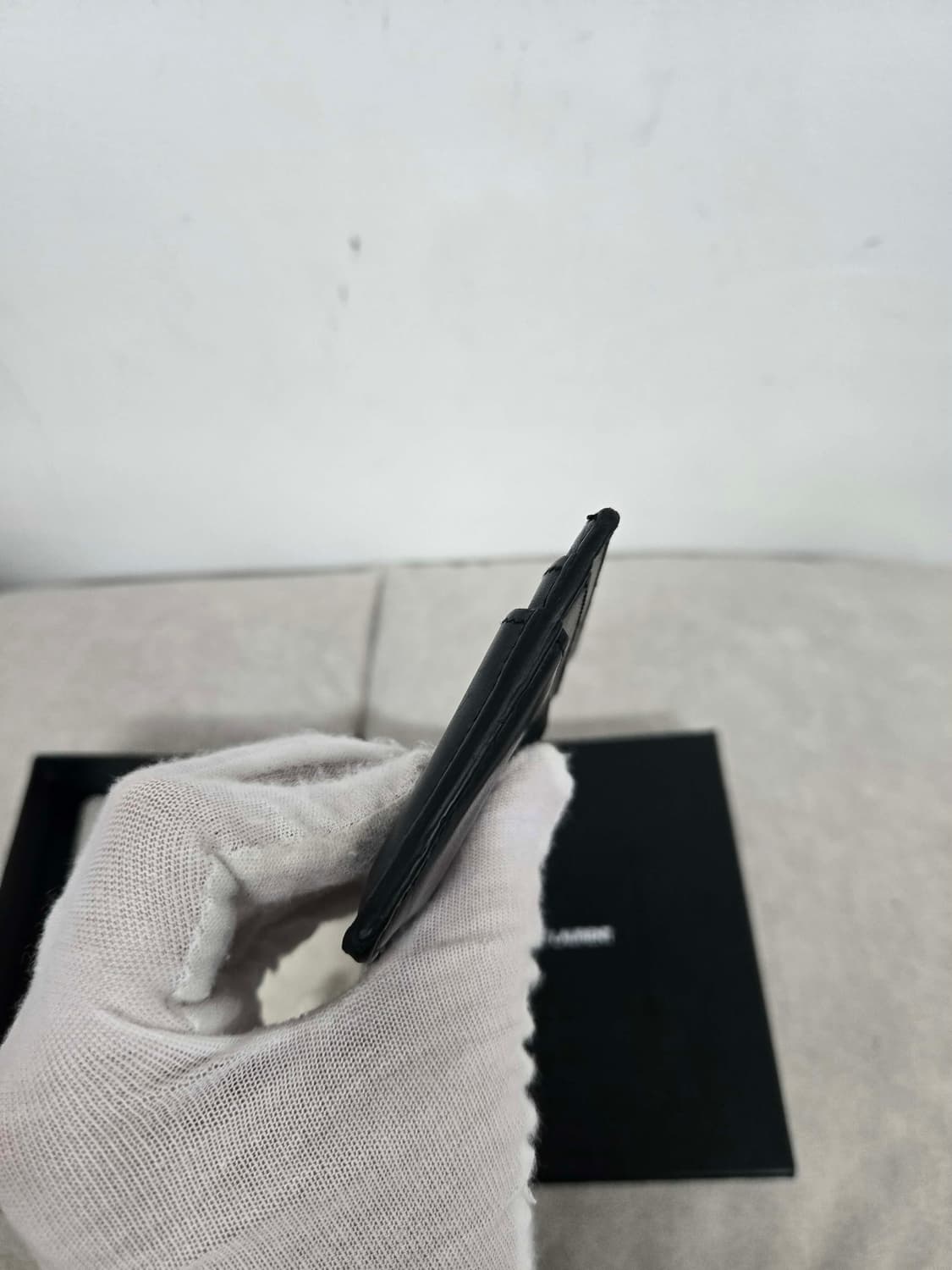 [보증서 정품] 입생로랑 로고 카드지갑 상품이미지1