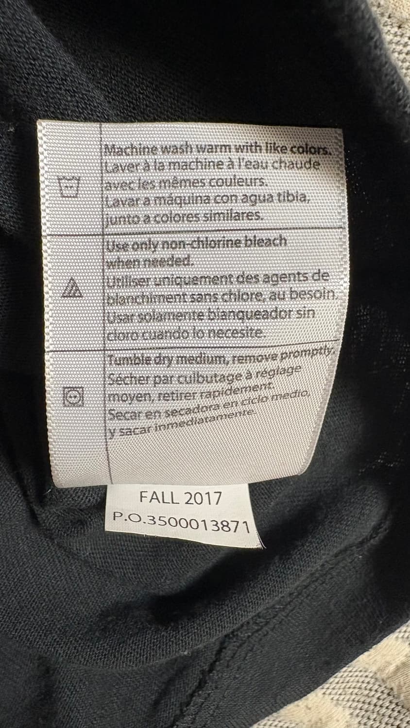 칼하트 블랙 헨리넥 긴팔 티셔츠 s 상품이미지6