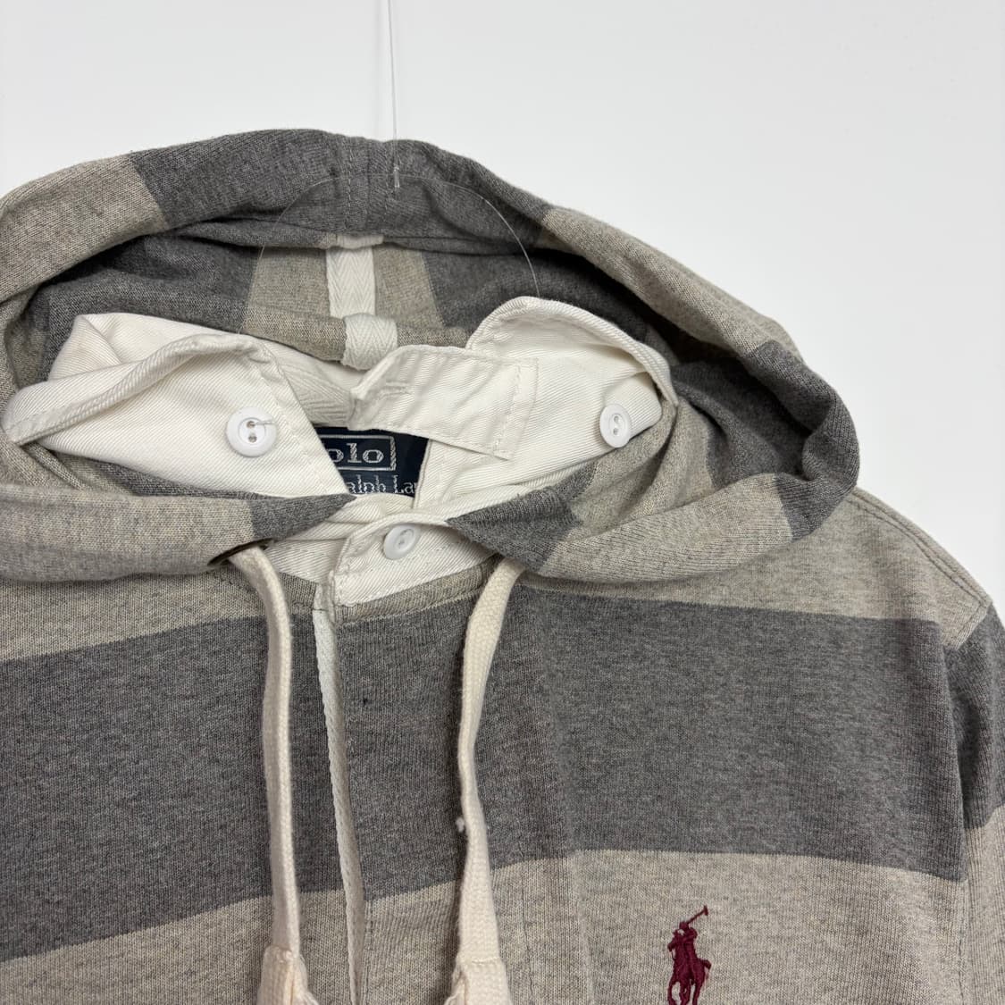 폴로 랄프로렌 후드 럭비 티셔츠 상품이미지4