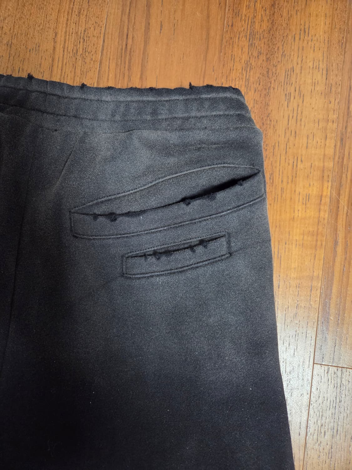 Loadingroom 빈티지 워싱 블랙 트레이닝 조거 팬츠 상품이미지6