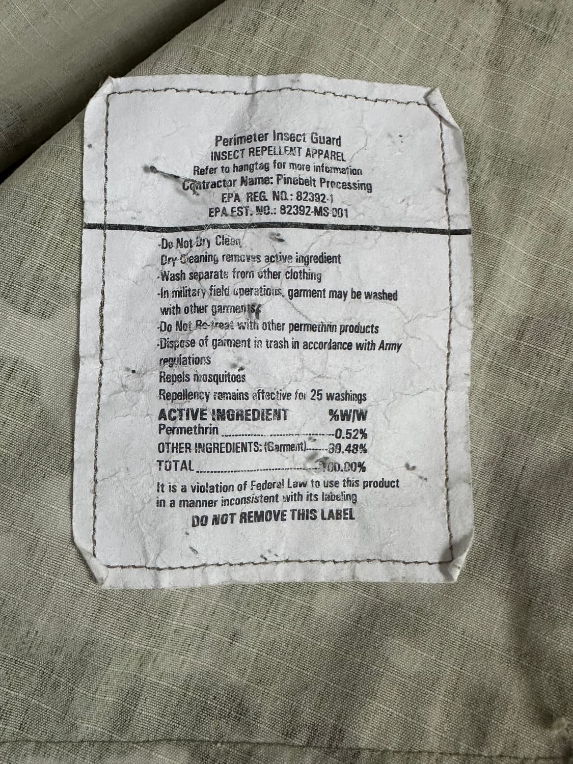 미군 OCP 멀티캠 전투복 상의 (L/L) (XL) 상품이미지7